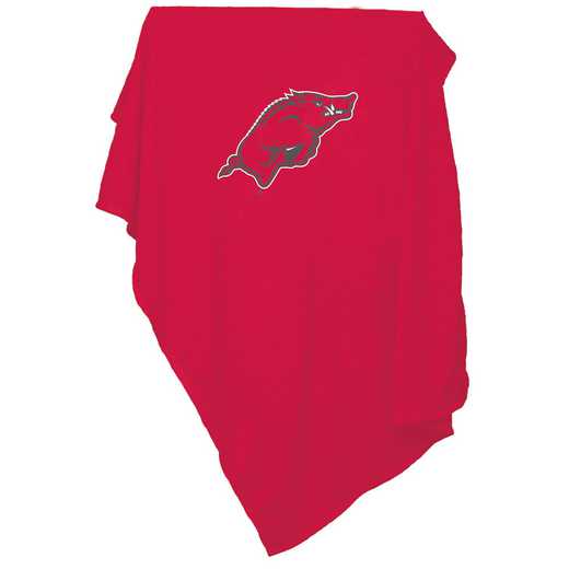 108-74: Arkansas Sweatshirt Blanket